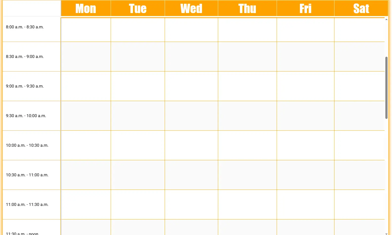 Weekly Planner HH Starter