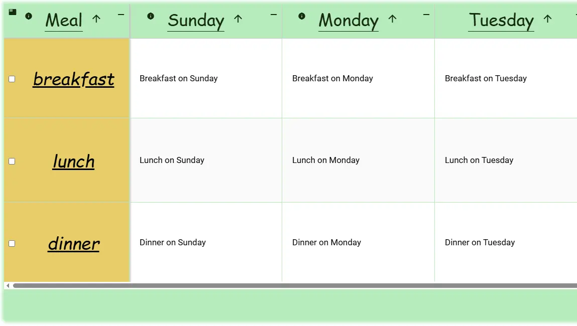 Meal Planner Alt Starter